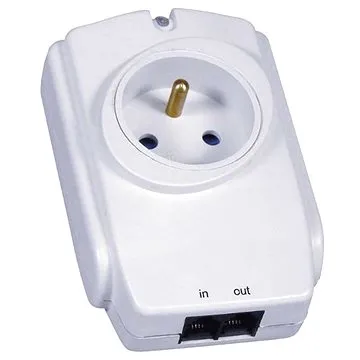 EMOS 1x zásuvka, bílá (1909010000)