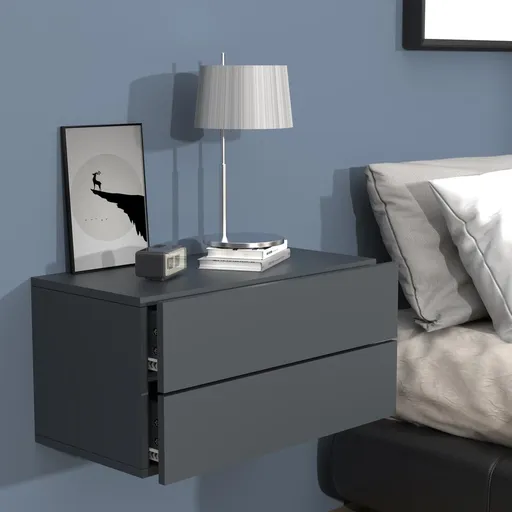 VCM Nástěnná zásuvka Usal L 60, antracitová