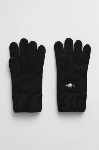RUKAVICE GANT SHIELD WOOL GLOVES BLACK