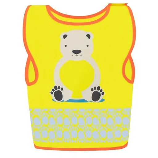 Korntex Dětská reflexní vesta se zvířátky - Lední medvěd | 3-4 roky