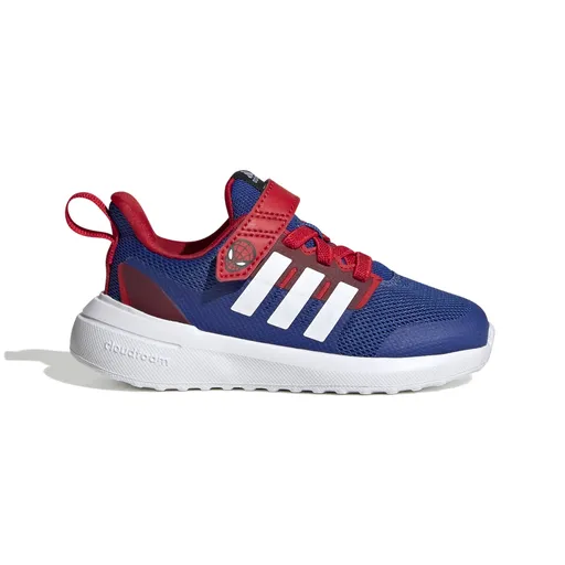 adidas x Marvel FortaRun 2.0 Spider-Man Cloudfoam Elastic Lace Top Strap Shoes 22