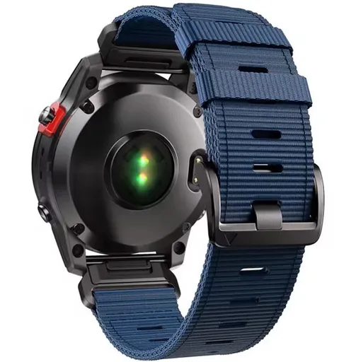 Řemínek pro Garmin QuickFit 22mm, Nylonový Modrý