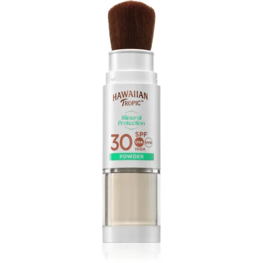Hawaiian Tropic Mineral Protection Powder Brush ochranný voděodolný opalovací pudr SPF 30 4.25 g