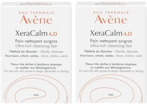 Avène Sada vyživujících mycích kostek pro velmi suchou a atopickou pokožku XéraCalm 2 x 100 g