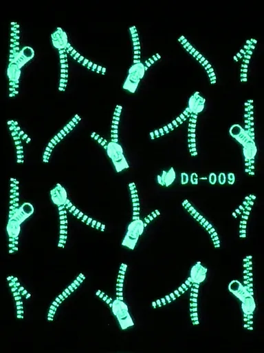 Vodolepky svítící ve tmě - Zip