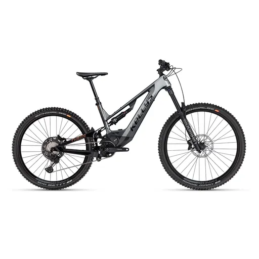 Celoodpružené elektrokolo KELLYS THEOS F60 SH 820Wh 29"/27,5" 10.0 M (16", 168-180 cm) Anthracite