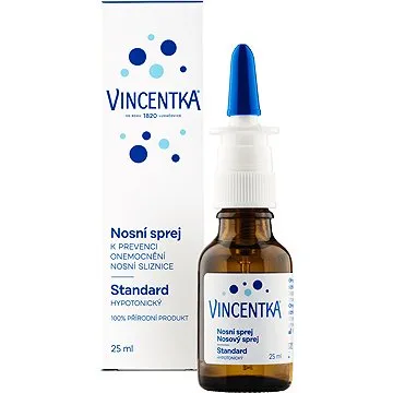 VINCENTKA nosní sprej Standard hypotonický 25ml (992)