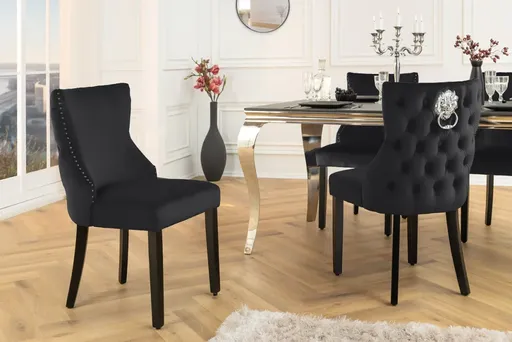 Chesterfield jídelní židle 2 ks FRIXON Dekorhome