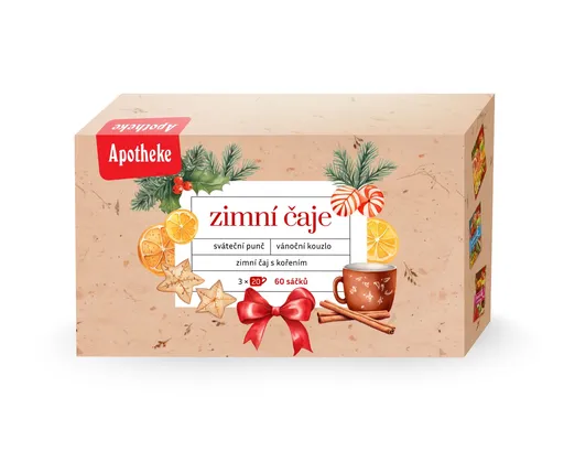 Apotheke Kolekce Zimních čajů 3x20 sáčků + dárek