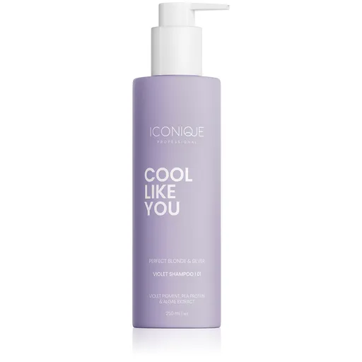 ICONIQUE Professional Šampon pro studenou & zářivou blond Cool Like You (Violet Shampoo) 250 ml