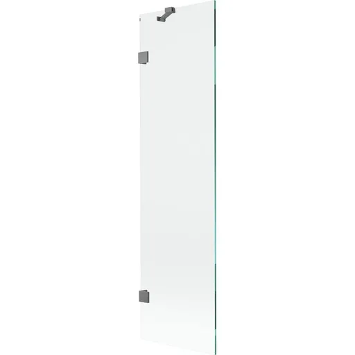 MEXEN/S Lunar vanová zástěna FIX 50 x 150, transparent, grafit metal 897-050-000-95-00