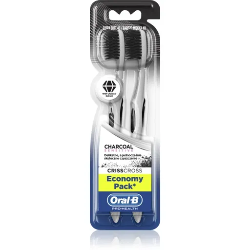 Oral-B 3D White Charcoal zubní kartáček 2 ks