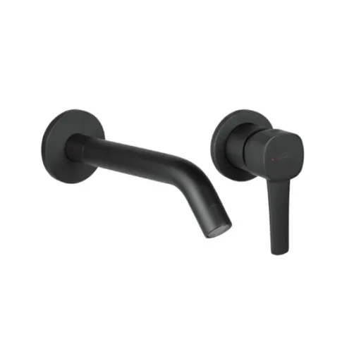 INVENA Podomítková nástěnná baterie GLAMOUR černá BP-02-U04-V