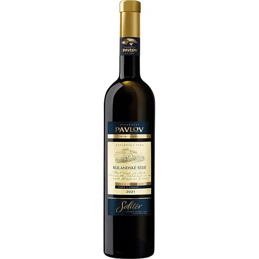 Vinařství Pavlov Rulandské šedé 2021 pozdní sběr Solitér