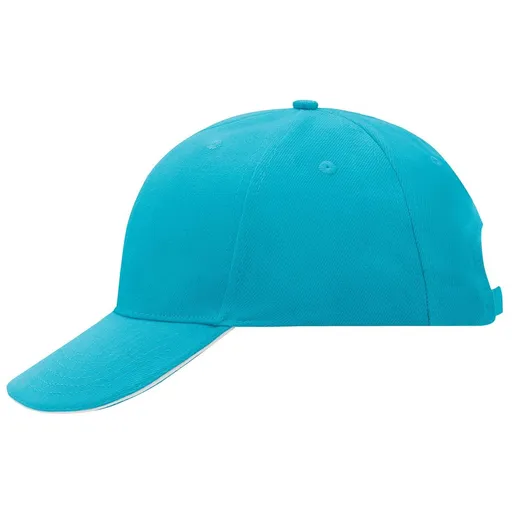 Myrtle Beach (Daiber) Reklamní kšiltovka 6 panelová sandwich MB024 - Pacific / bílá | uni