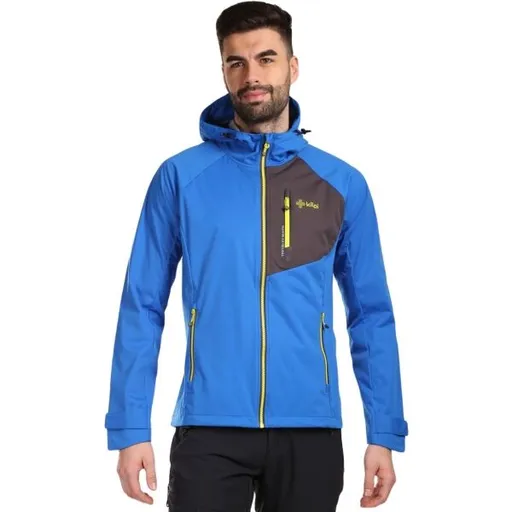 KILPI BELTRA Pánská softshellová bunda, modrá, velikost XXXL