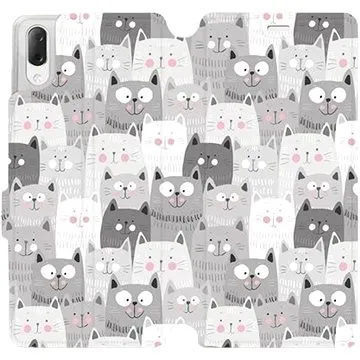 Flipové pouzdro na mobil Sony Xperia L3 - M099P Kočičky (5903226815272)