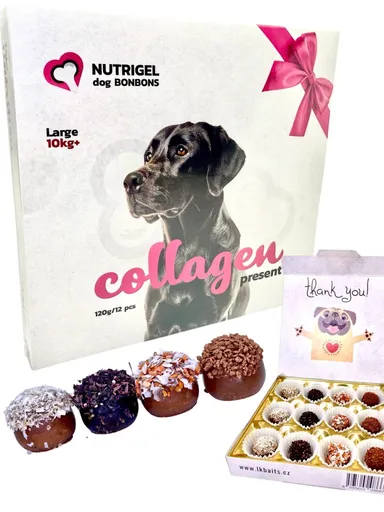 LK Baits Pet Kolagenová bonboinéra Nutrigel Collagen Bonbons pro větší psy 130g,LK Baits Pet Kolagenová bonboinéra Nutrigel Collagen Bonbons pro větší
