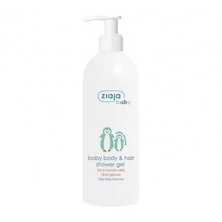 Ziaja Mycí gel na tělo a vlasy pro děti Tučňák (Baby Body & Hair Shower Gel) 400 ml