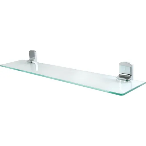 Spirella Nástěnná skleněná polička Taku 60 cm, lesklý nerez