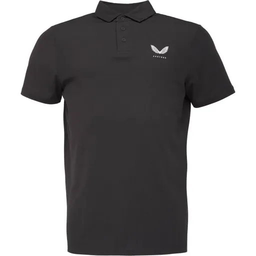 CASTORE CLUB ESSENTIAL SS POLO Pánské polo triko, černá, velikost XXL