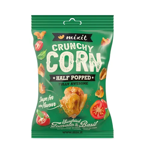 Mixit Crunchy Corn Rajče & Bazalka 175 g