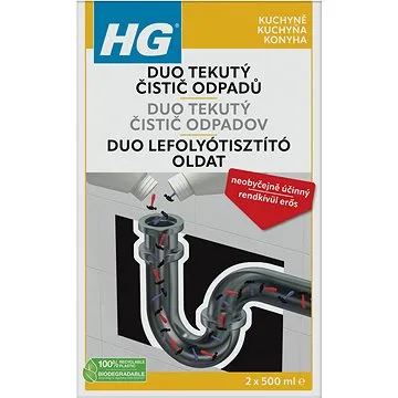 HG Duo tekutý čistič odpadů 1 l (8711577089665)