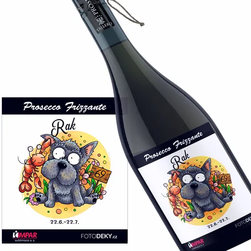 Víno Psí znamení – rak (Druh Vína: Prosecco)