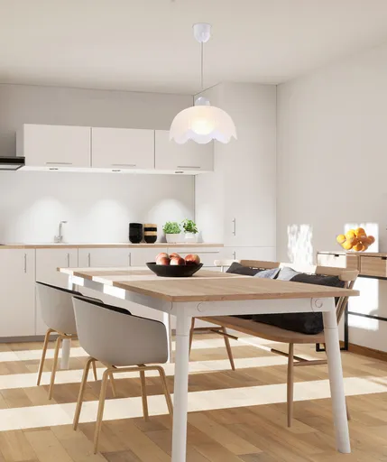 Závěsná lampa Pansy 25 1x60W e27 bílé stínidlo