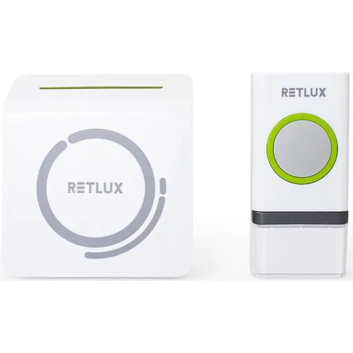 Retlux RDB 100 Bezdrátový zvonek na AAA baterie, 1x tlačítko, dosah 150 m