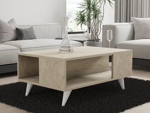 Konferenční stolek Yuka - Travertine
