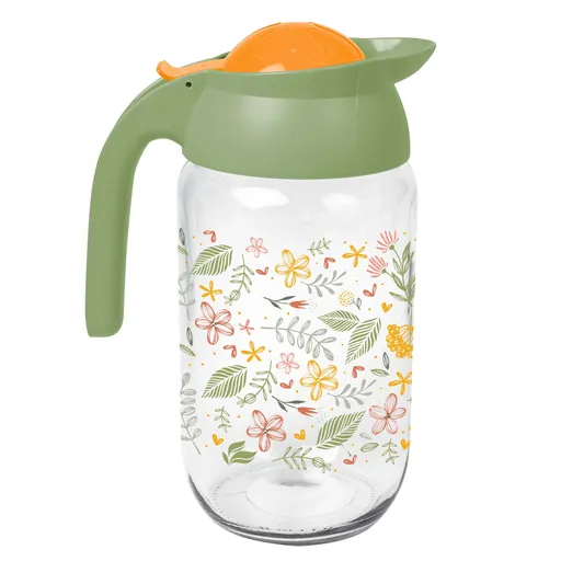 Skleněný džbán s víčkem TORO 1,5l