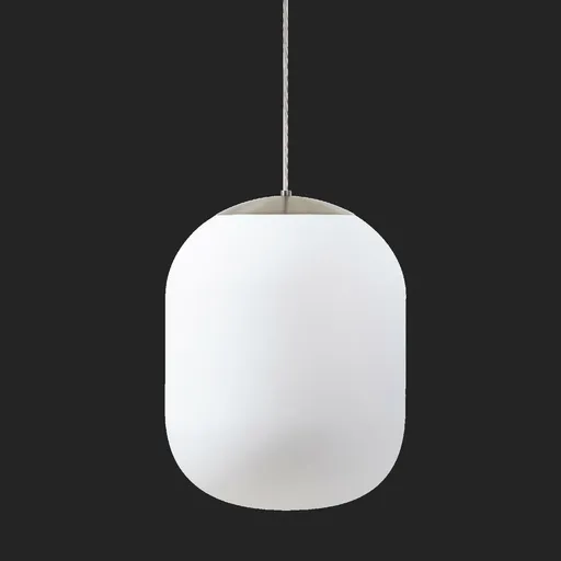 OSMONT TAN62399 TANIA S2 HP závěsné skleněné svítidlo nerez broušená / bílá IP40 3000 K 58W LED DALI