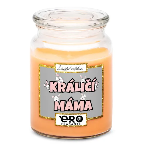 Svíčka Králičí máma (Vůně svíčky: Tropické ovoce)