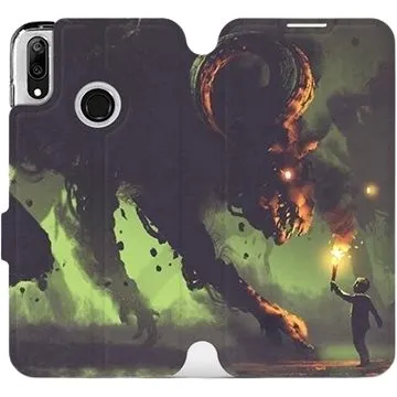 Flipové pouzdro na mobil Huawei Y7 2019 - VA08P Příšera a kluk s pochodní (5903226883745)