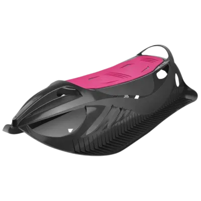 Sáně Neon grip monster černo/růžová