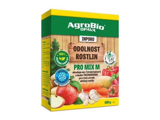 Přípravek pro odolnost rostlin AGROBIO Inporo Pro Mix M - bakterie a Trichoderma 500g
