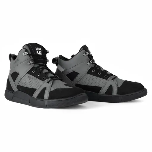 Moto boty W-TEC Milwook šedo-černá 41