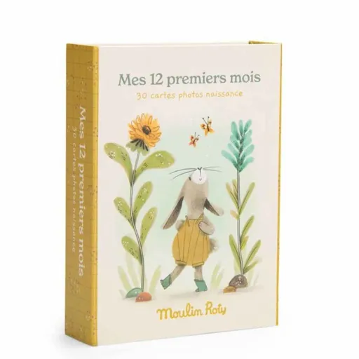 Moulin Roty Milníkové kartičky - Zajíček a kamarádi