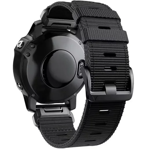 Řemínek pro Garmin QuickFit 26mm, Nylonový Černý