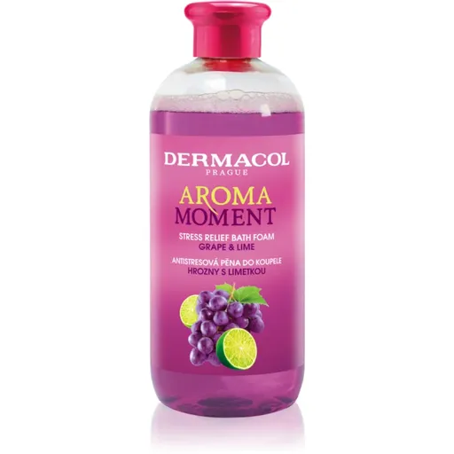 Dermacol Aroma Moment Grape & Lime antistresová pěna do koupele 500 ml