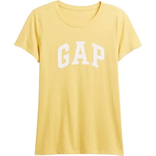 GAP V-SS LOGO CLASSIC TEE Dámské tričko, žlutá, velikost