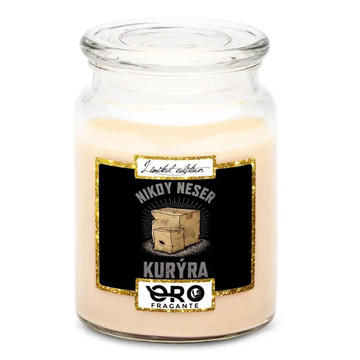 Svíčka Neser kurýra (Vůně svíčky: Vanilka)
