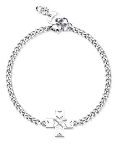 S'Agapõ Fashion ocelový náramek pro muže Rebel SRB13