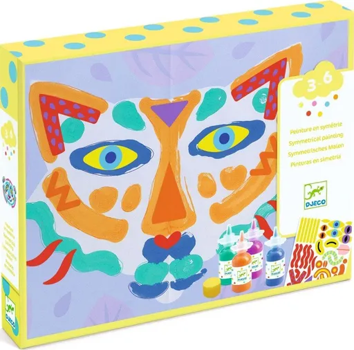 Symetrické malování Zvířata