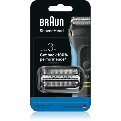 Braun Series 3+ 32B náhradní hlavice pro holení s elektrickým strojkem 1 ks