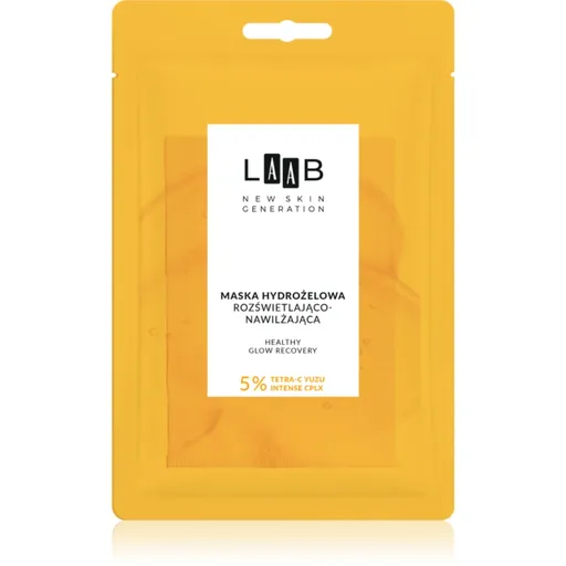 AA Cosmetics LAAB Tetra-C Yuzu hydrogelová maska pro rozjasnění a hydrataci 1 ks