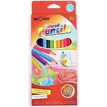 Braden školní pastelky 12 barev (80018)