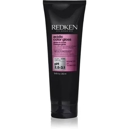 Redken Acidic Color Gloss Gloss-in-Mask vyživující a hydratační maska na vlasy pro lesk a hebkost vlasů 250 ml