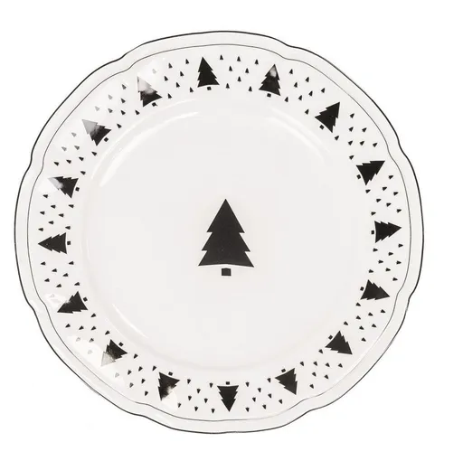 Dekorace dort pod skleněným poklopem na podnosu na noze - Ø 13*27 cm Clayre & Eef